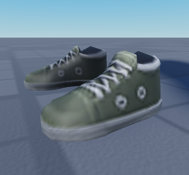 Standard R15 Skinned Avatar Boots For Roblox Studio