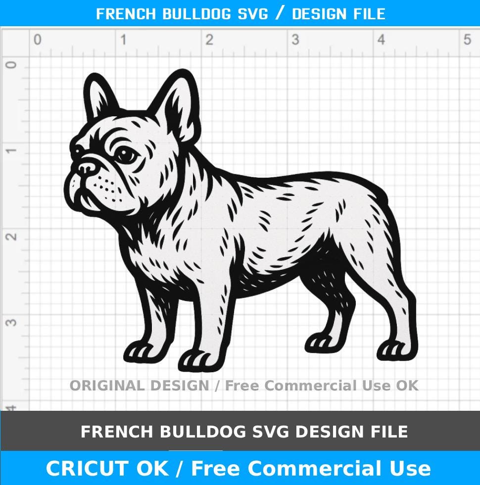 french bulldog side view svg, frenchie dog silhouette, cricut silhouette cutting design, pet svg free commercial use