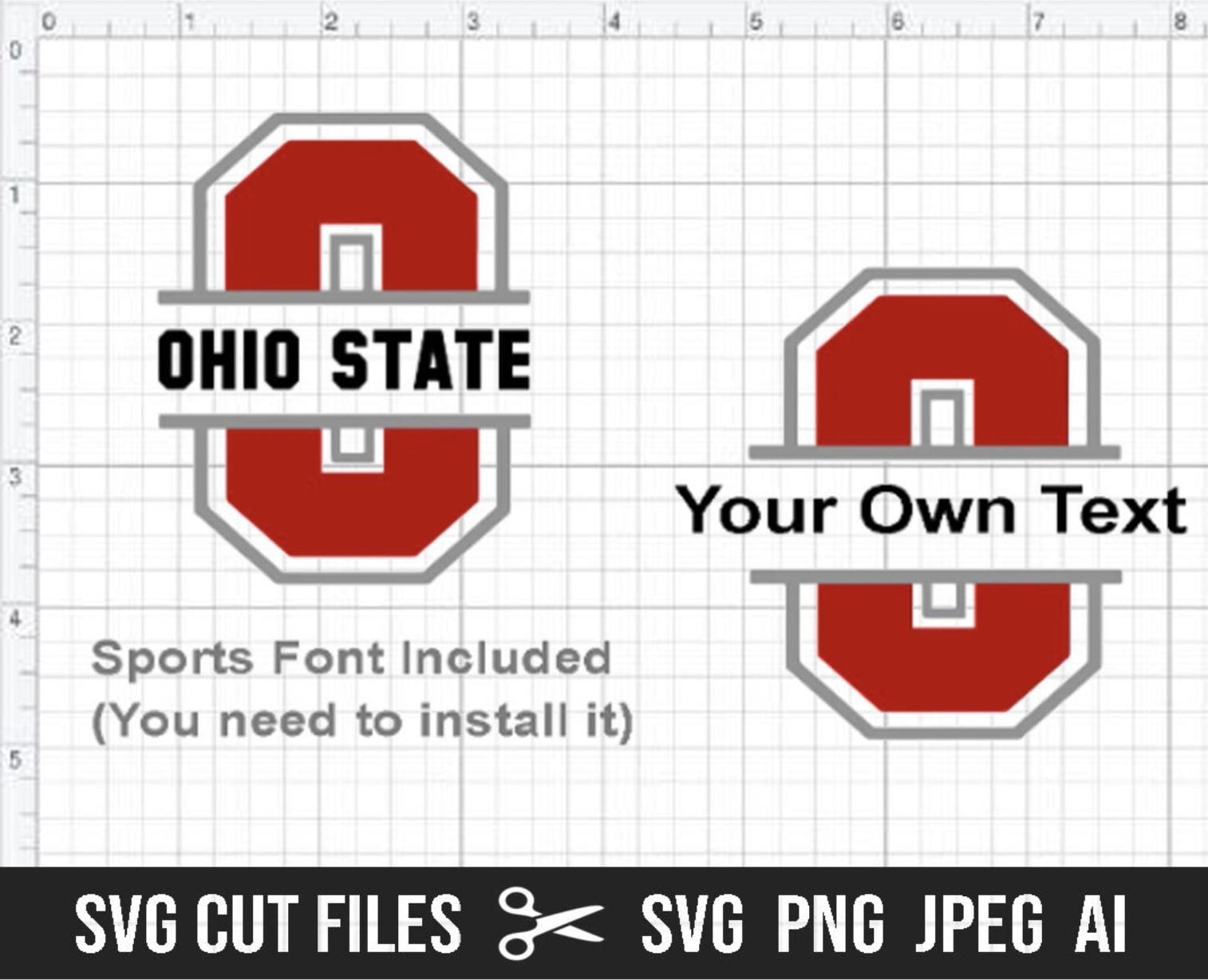 Ohio State Buckeye SVG: Alternative Logo Vector File (Free Commercial Use)