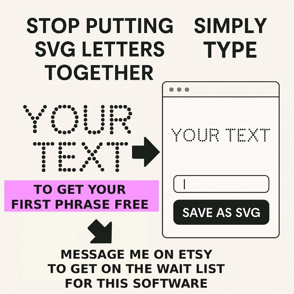 Rhinestone Phrase Generator. Simply TYPE in ANY Rhinestone Svg font Save instantly as a Ready SVG file! Save hours of your precious time!