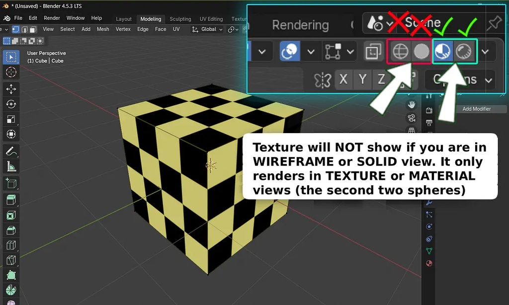 blender, switch, textures, on, show image, texture not showing up
